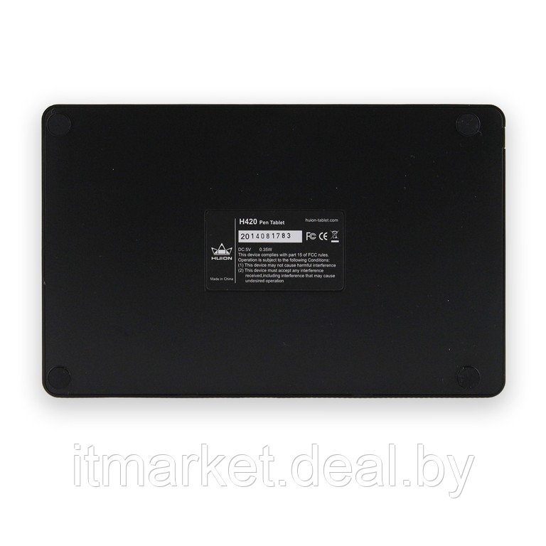 Графический планшет Huion H420 Black (102x57mm, 2048 уровней нажатия) - фото 4 - id-p208973755