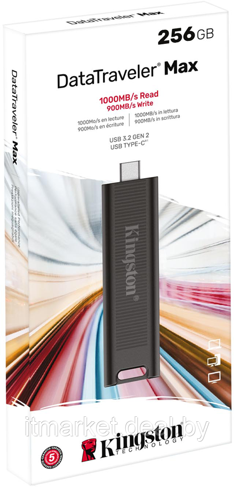 Usb flash disk 256Gb Kingston Data Traveler Max (DTMAX/256GB) - фото 3 - id-p208990531