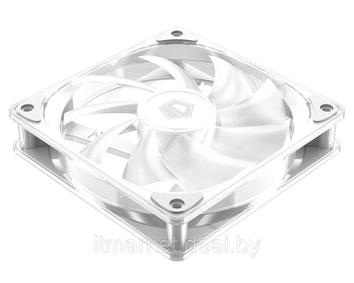 Вентилятор ID-Cooling Crystal 120 White ARGB - фото 4 - id-p208992444