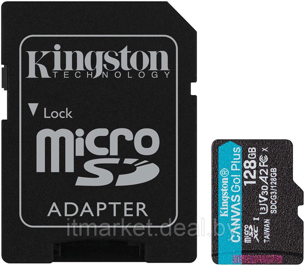 Карта памяти 128Gb Kingston Canvas Go! Plus (SDCG3/128GB) - фото 1 - id-p208990576