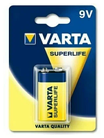 Батарейка Varta 6F22 4922/ 9V "Крона" Alkaline /1шт в блистере