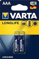 Батарейка Varta LR03 /4103 Alkaline /Longlife AAA /2шт в блистере