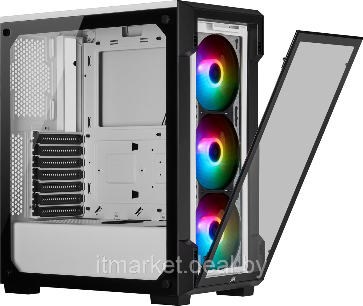 Корпус Corsair iCUE 220T RGB (CC-9011191-WW) - фото 3 - id-p208990629