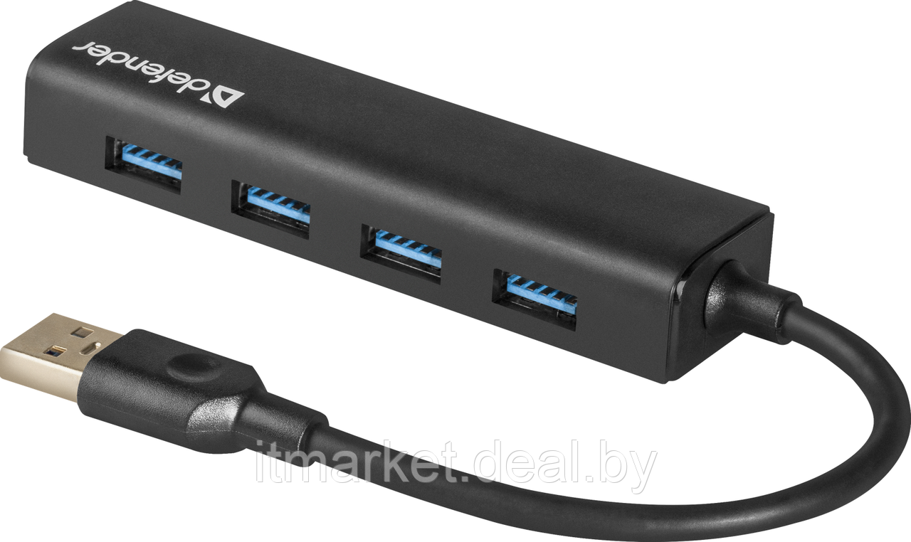Разветвитель USB Defender Quadro Express (83204) - фото 1 - id-p208981756