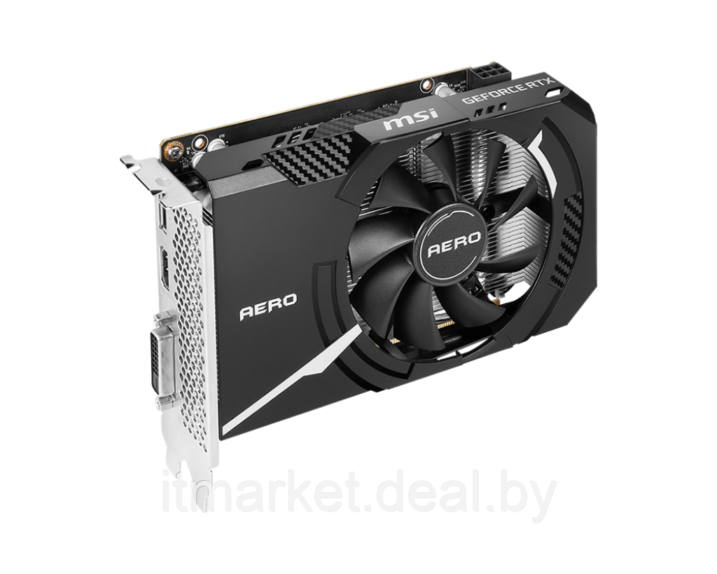 Видеокарта MSI RTX 3050 (RTX 3050 AERO ITX 8G OCV2) - фото 3 - id-p208992529