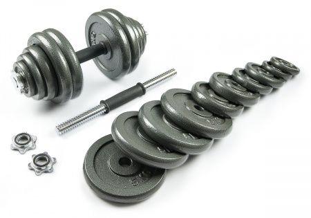 Набор металлических гантелей Atlas Sport 40 кг - фото 3 - id-p208995039