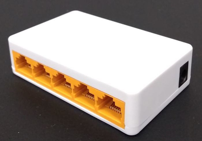 Сетевой хаб - коммутатор LAN - разветвитель RJ45 на 5 портов, 10/100 ...