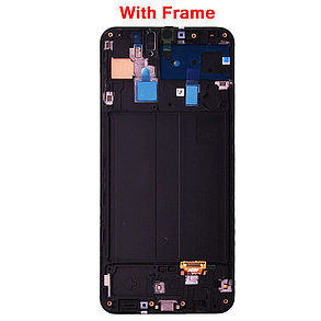 Дисплей (экран) для Samsung Galaxy A51 (A515) в раме с тачскрином (OLED), черный, фото 2