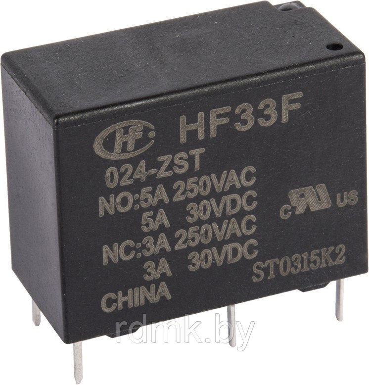 HF33F/024-Z3 5А Электромеханические реле - фото 1 - id-p208350811
