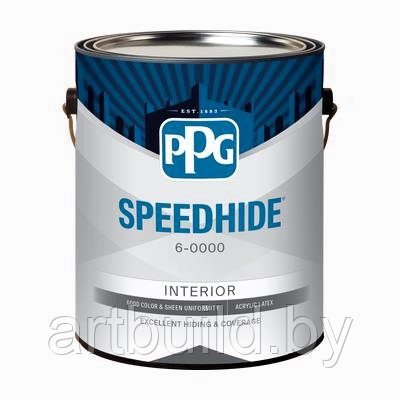 Интерьерная краска PPG Speedhide EGGSHELL яичная скорлупа (ультраматовая), фото 2