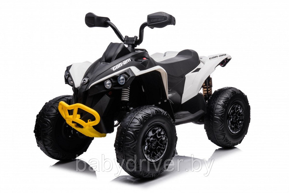 Детский электроквадроцикл RiverToys BRP Can-Am Renegade Y333YY (белый) Лицензия - фото 1 - id-p207721118