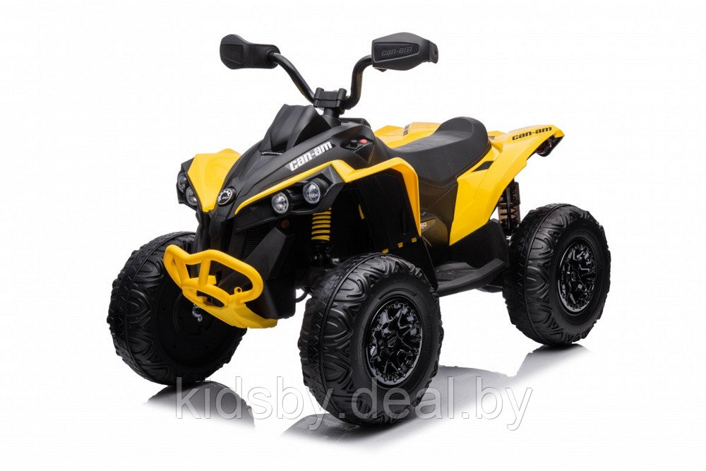 Детский электроквадроцикл RiverToys BRP Can-Am Renegade Y333YY (желтый) Лицензия