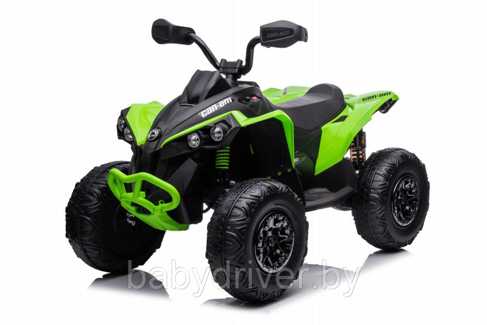 Детский электроквадроцикл RiverToys BRP Can-Am Renegade Y333YY (зеленый) Лицензия