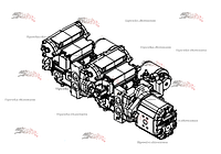 Гидронасос Салео B5-45R12T13H10F22Y114203535 + B5-45R12T13H10F22Y114273535М + GP32 для Амкодор 211, 211Е