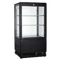 Витрина холодильная настольная COOLEQ CW-58 BLACK Черная