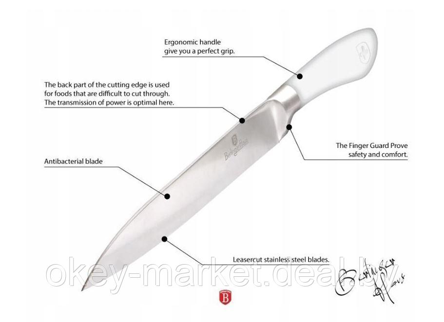 Набор кухонных ножей Berlinger Haus Infinity на подставке BH-2044 - фото 4 - id-p209021916