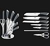 Набор кухонных ножей  Berlinger Haus Infinity на подставке BH-2046, фото 3