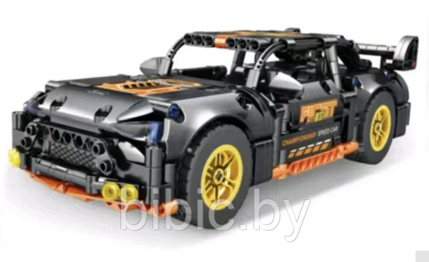 Детский игровой конструктор Гоночный автомобиль Ford Mustang, аналог Lego лего Technik техник для игры детей - фото 3 - id-p209021950