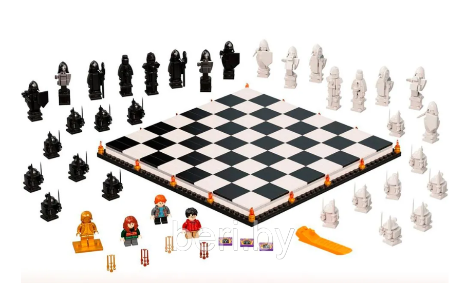 6056 Конструктор Хогвардс: волшебные шахматы, 876 деталей, Harry Potter, Аналог LEGO Harry Potter 76392 - фото 6 - id-p208993415