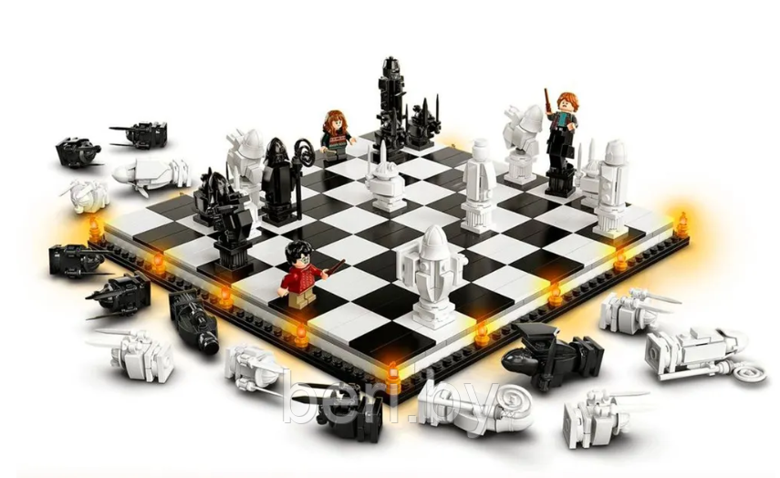 6056 Конструктор Хогвардс: волшебные шахматы, 876 деталей, Harry Potter, Аналог LEGO Harry Potter 76392 - фото 3 - id-p208993415