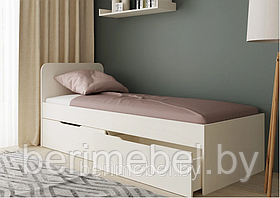 Кровать односпальная СН-120.02-900 сосна арктическая Артём-Мебель