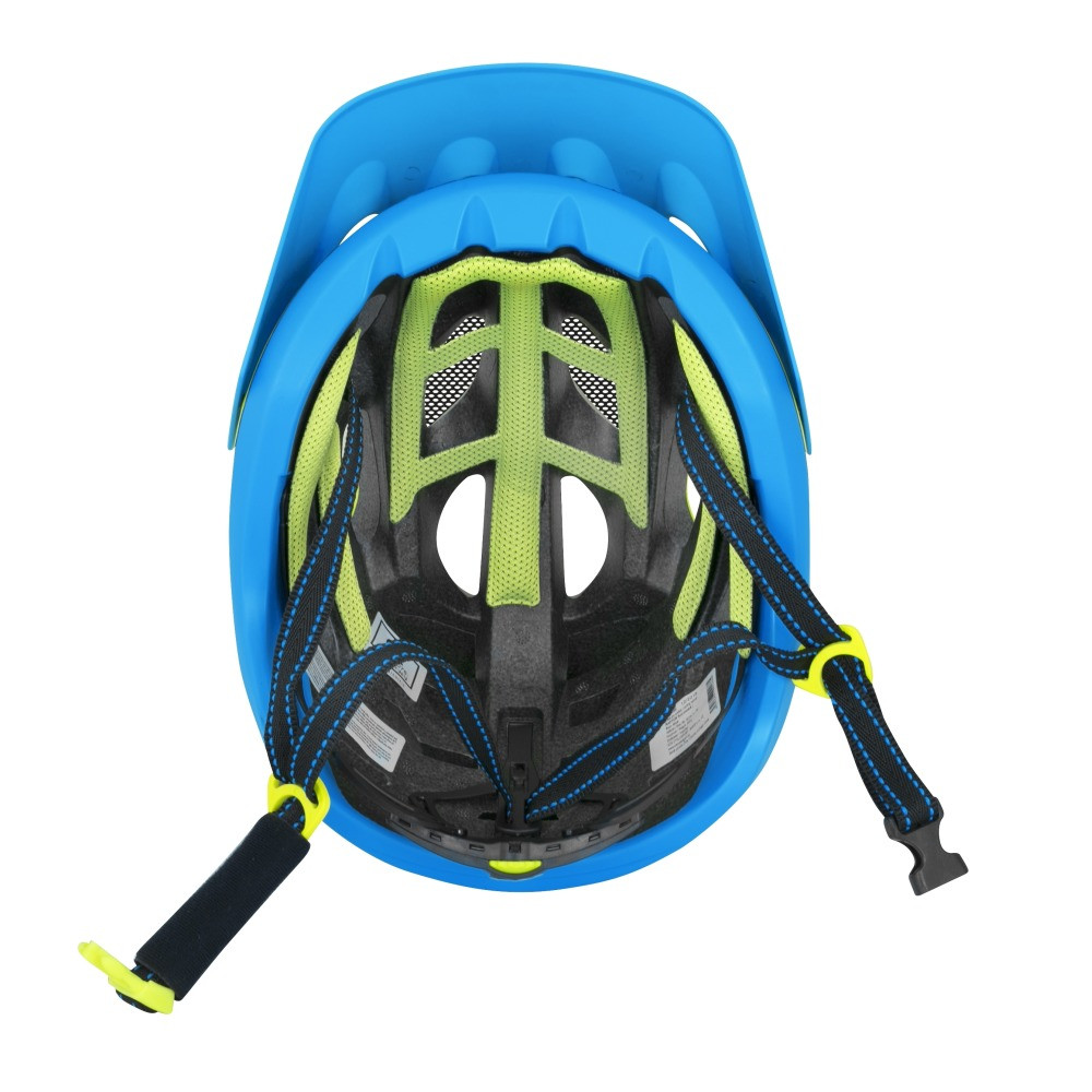 Шлем Force RAPTOR MTB салатово-синий - фото 4 - id-p209056826