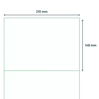 САМОКЛЕЯЩИЕСЯ ЭТИКЕТКИ УНИВЕРСАЛЬНЫЕ "RILLPRINT", 210X148 ММ, 100 ЛИСТОВ, 2 ШТ, БЕЛЫЙ - фото 3 - id-p209059510