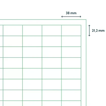 САМОКЛЕЯЩИЕСЯ ЭТИКЕТКИ УНИВЕРСАЛЬНЫЕ "RILLPRINT", 38X21.2 ММ, 100 ЛИСТОВ, 65 ШТ, БЕЛЫЙ Хит - фото 3 - id-p209073707