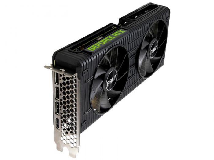 Видеокарта Palit GeForce RTX 3060 Dual OC 12Gb 1837Mhz PCI-E 4.0 12288Mb 15000Mhz 192 bit HDMI 3xDP HDCP - фото 1 - id-p208363490