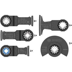 Набор пильных полотен Bosch Starlock для реноватора (5 шт., дерево, металл) 2608664131 Швейцария, фото 2