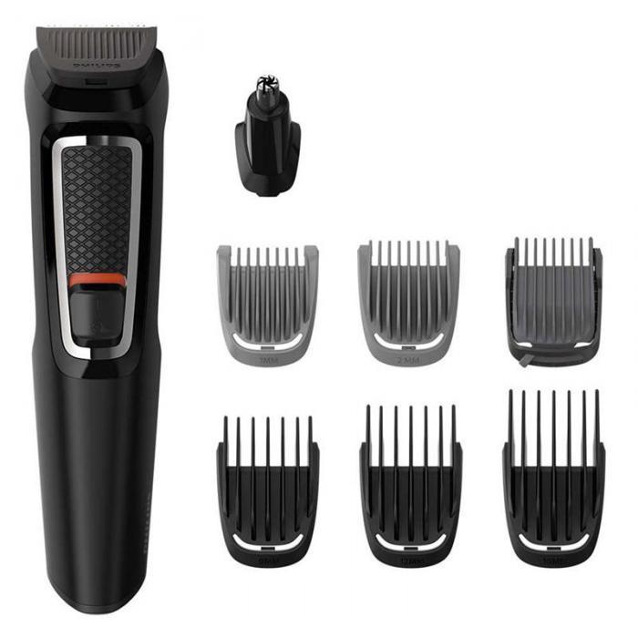 Мужской аккумуляторный универсальный триммер Philips MG3730 для бритья волос бороды лица бровей носа ушей - фото 1 - id-p208735808