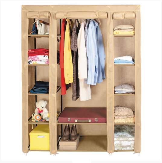 Складной шкаф Storage Wardrobe mod. 28135 135 х 45 х 175 см. Трехсекционный - фото 1 - id-p209127786