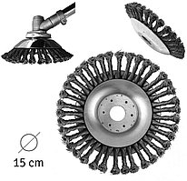 Универсальный диск металлическая щетка для кусторезов и газонокосилок SiPL
