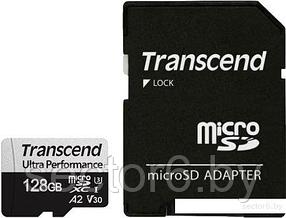 Карта памяти Transcend microSDXC 340S 128GB (с адаптером)