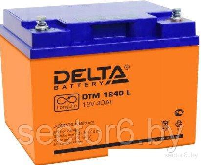 Аккумулятор для ИБП Delta DTM 1240 L (12В/40 А·ч) - фото 1 - id-p209094196