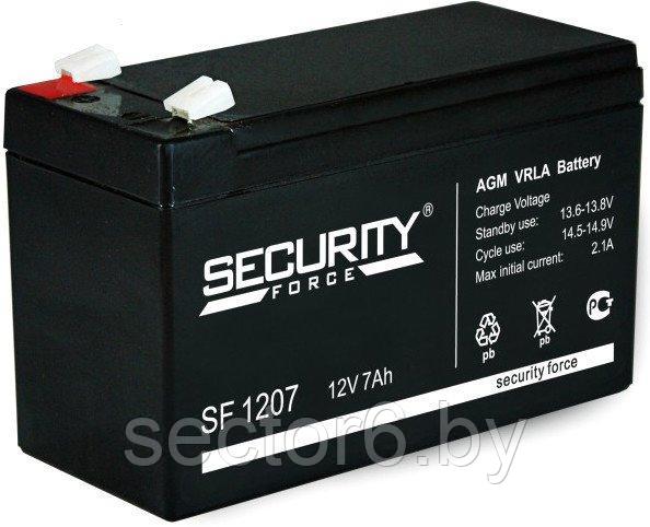 Аккумулятор для ИБП Security Force SF 1207 (12В/7 А·ч) - фото 1 - id-p209094198