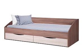 Кровать Фея 3 90х200 симметричная с ящиком фабрика Олмеко (3 варианта цвета), фото 2