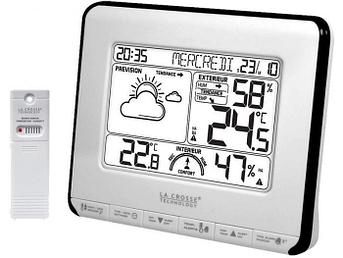 Погодная станция La Crosse WS6818 домашняя настольная цифровая метеостанция-часы