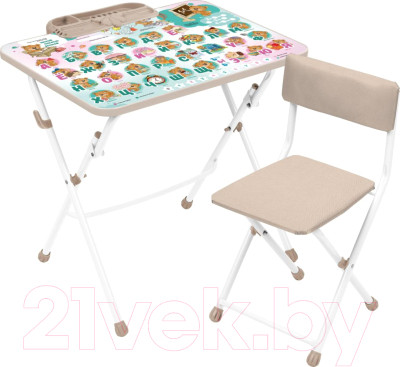Комплект мебели с детским столом Ника КУ1/3М Забавные медвежата - фото 1 - id-p209243263