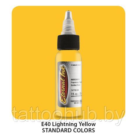 Краска для тату Eternal Lightning Yellow 15мл - фото 1 - id-p209251204