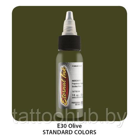 Краска для тату Eternal Olive 30мл - фото 1 - id-p209251259