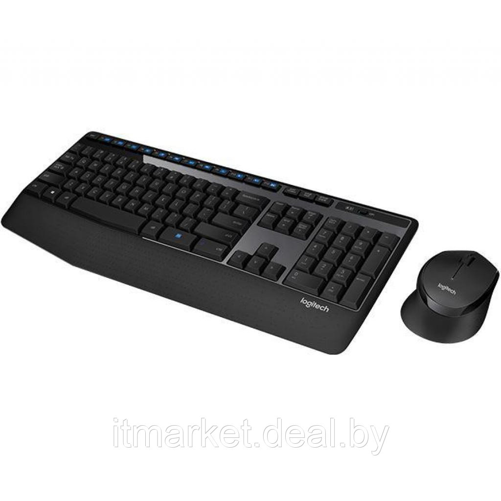 Клавиатура+ мышь Logitech MK345 Combo Black (920-008534) (Беспроводной комплект, 1000dpi, 3кн) - фото 1 - id-p209249406