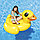 INTEX 57556 Надувной плот с ручками "Жёлтый утёнок", круг для купания, плавания детей, интекс, фото 7