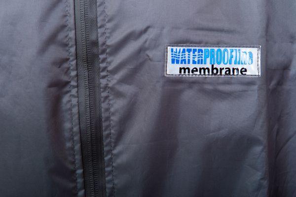 Плащ Membrane WPL влагозащитный серый (ткань мембранная плащевая) - фото 7 - id-p167794785