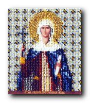 Б-1144 Название: Икона святой равноапостольной Нины", бисер - фото 1 - id-p209251666