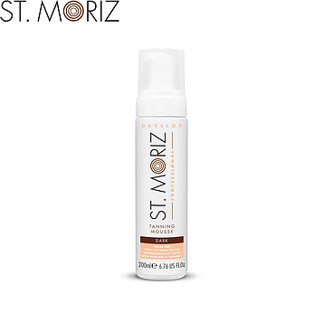 Автобронзант - мусс тонирующий St.Moriz Professional Tanning Mousse Dark (Темный оттенок) 200мл