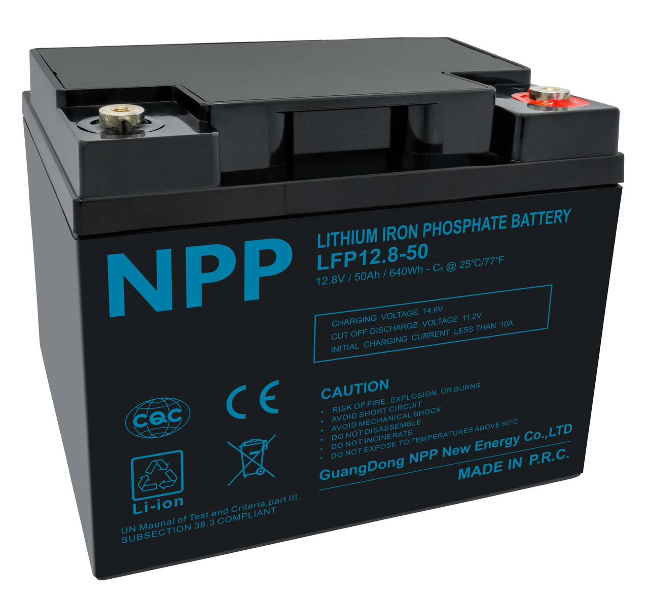 Аккумулятор NPP LiFePO4 12.8 V, 50 Ah (50A)
