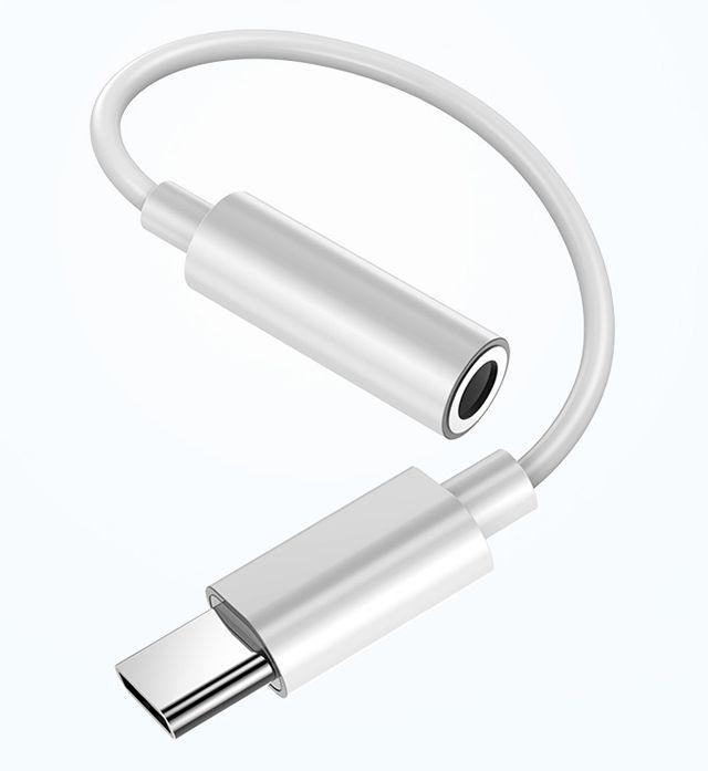 Адаптер - переходник USB3.1 Type-C - jack 3.5mm (AUX), белый 556143 - фото 7 - id-p182589710