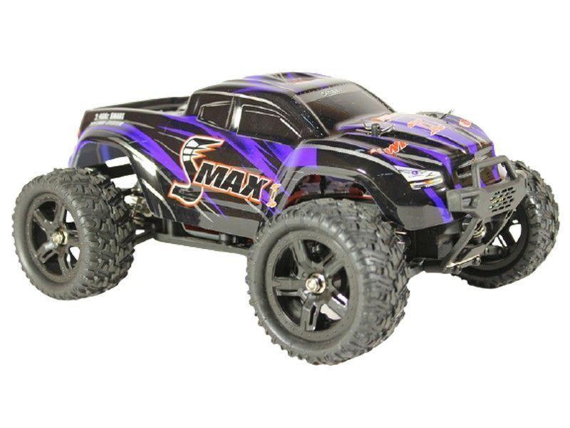 Радиоуправляемый монстр Remo Hobby SMAX V2.0 (синий) 4WD 2.4G 1/16 RTR - фото 2 - id-p209252822