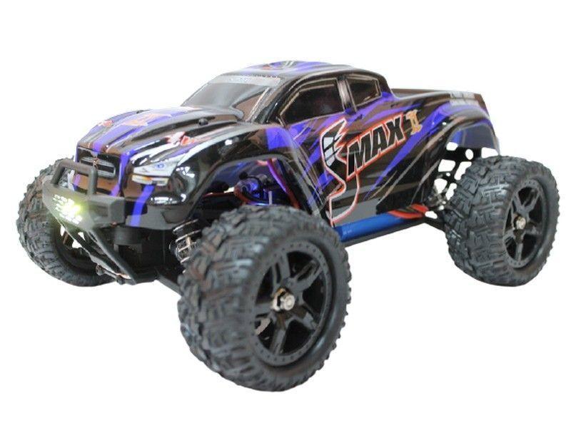 Радиоуправляемый монстр Remo Hobby SMAX V2.0 (синий) 4WD 2.4G 1/16 RTR - фото 5 - id-p209252822